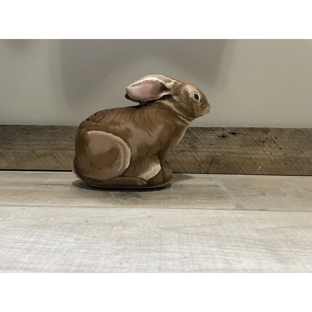 Vintage Brown Rabbit Decorative Pillow Stuffed Animal 15